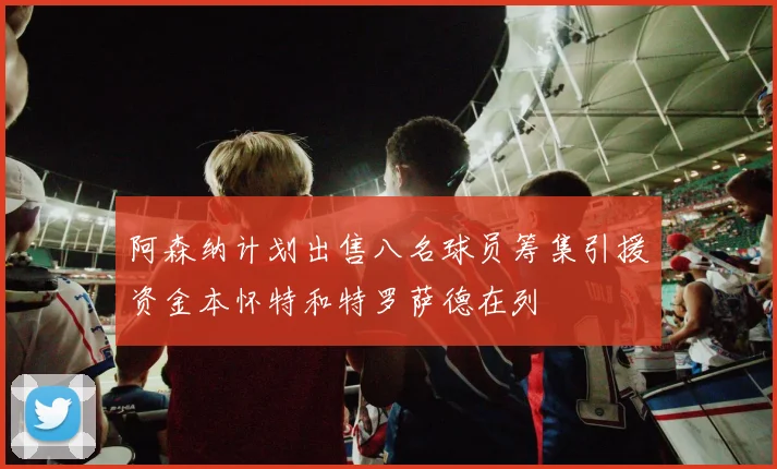 阿森纳计划出售八名球员筹集引援资金本怀特和特罗萨德在列